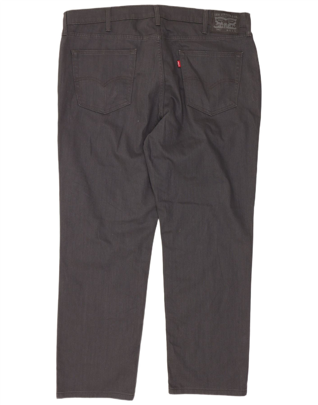 Levi's Herre 541 Athletic Tapered Jeans W42 L32 Grå Bomuld