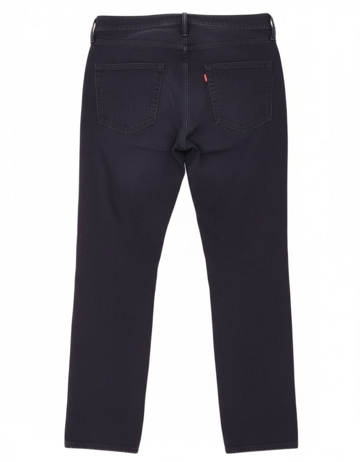 Levi's Slim Jeans til kvinder W32 L31 Marineblå bomuld