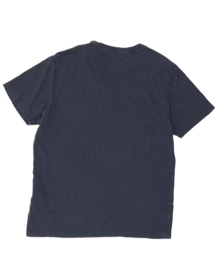 LEVI'S Herre grafisk T-shirt Top Medium Marineblå Bomuld
