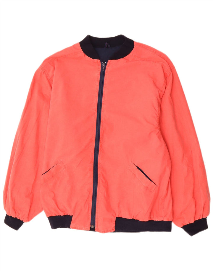 VINTAGE Bomberjakke til mænd UK 36 Small Pink Bomuld