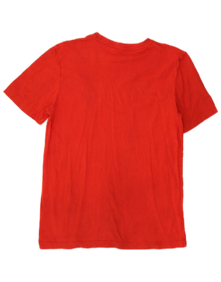 Adidas Herre grafisk T-shirt Top Medium Rød Bomuld