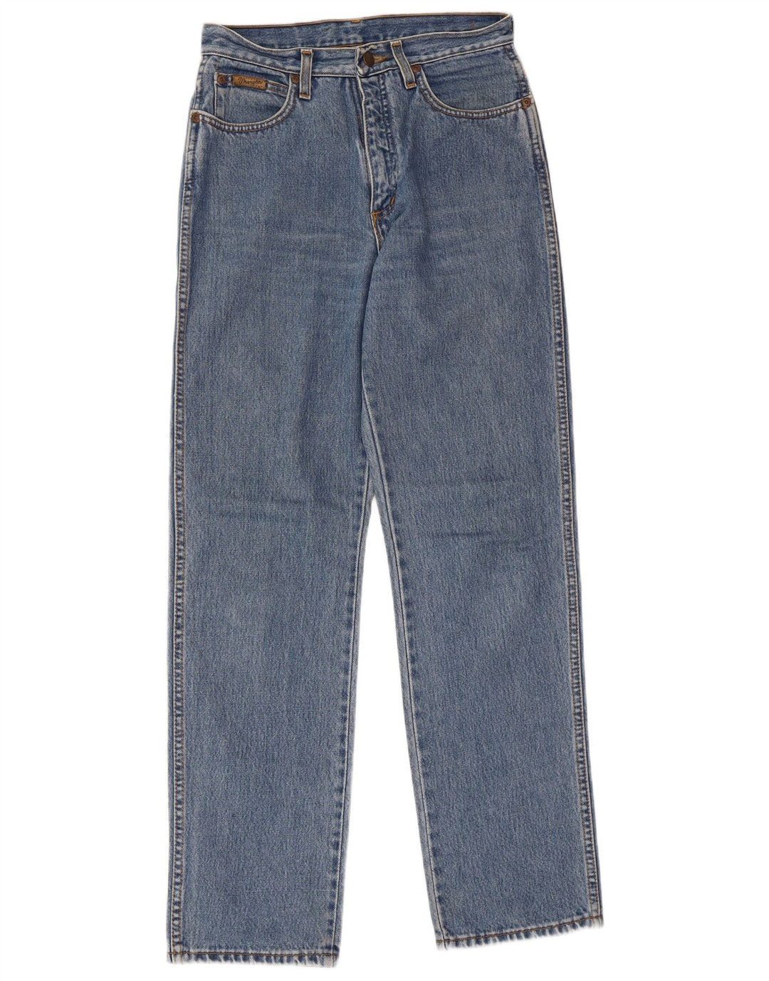 WRANGLER Straight Jeans til mænd W28 L30 Blå Bomuld