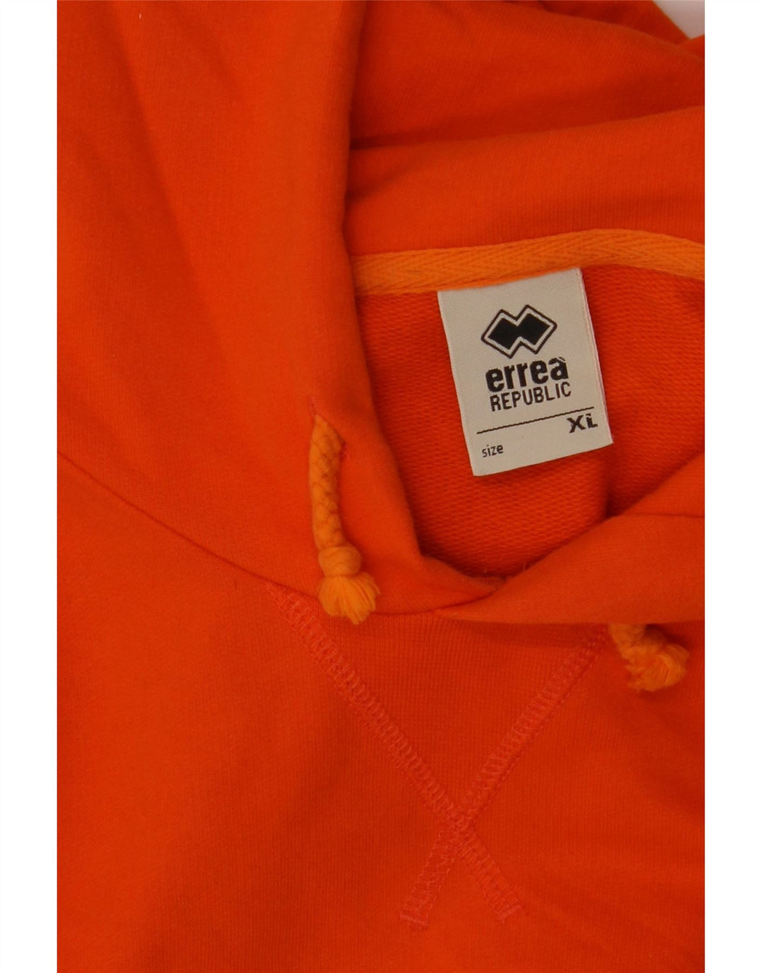 ERREA Grafisk hættetrøje til mænd XL Orange Colourblock