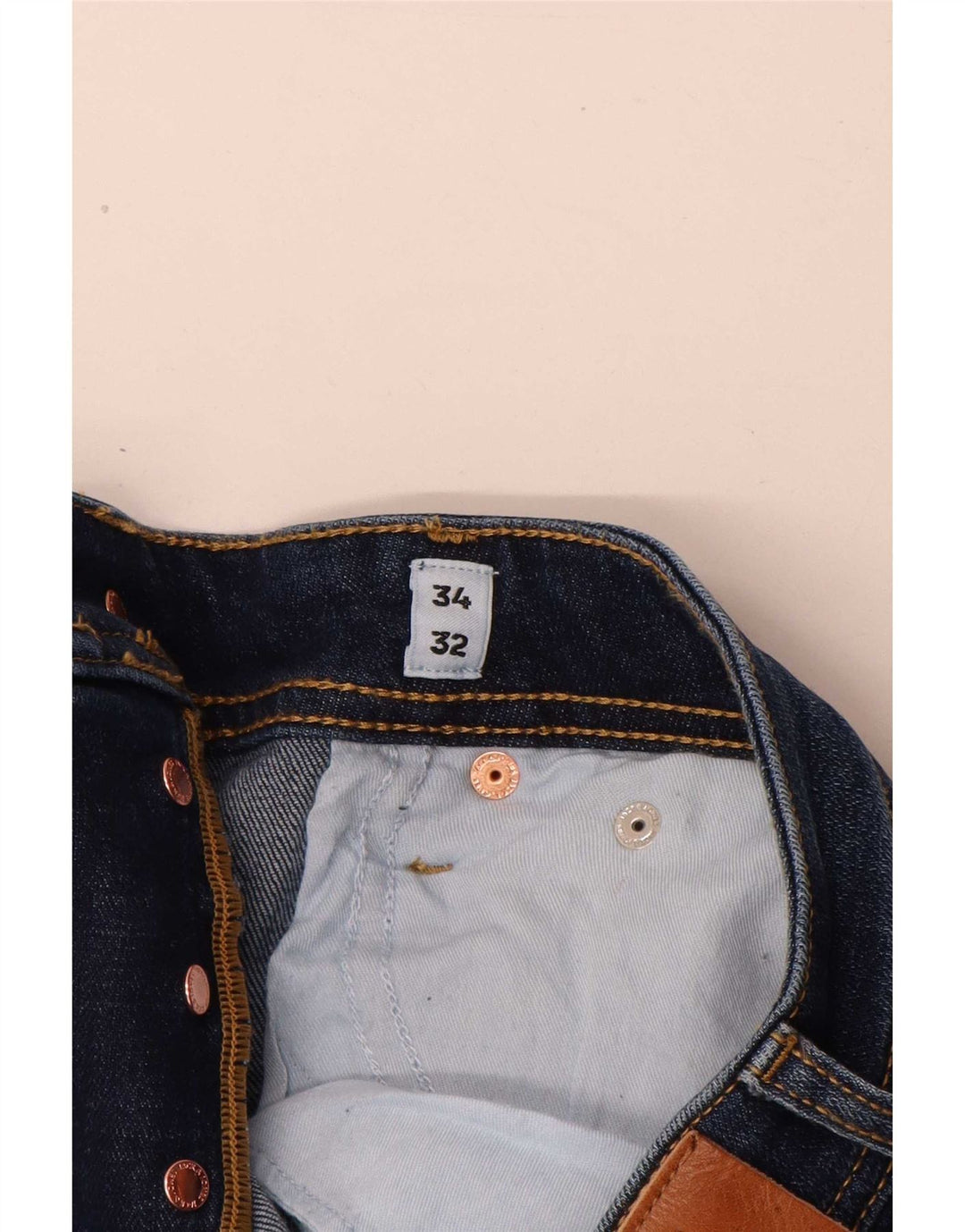 Jack & Jones Herre Slim Jeans W34 L32 Blå Bomuld