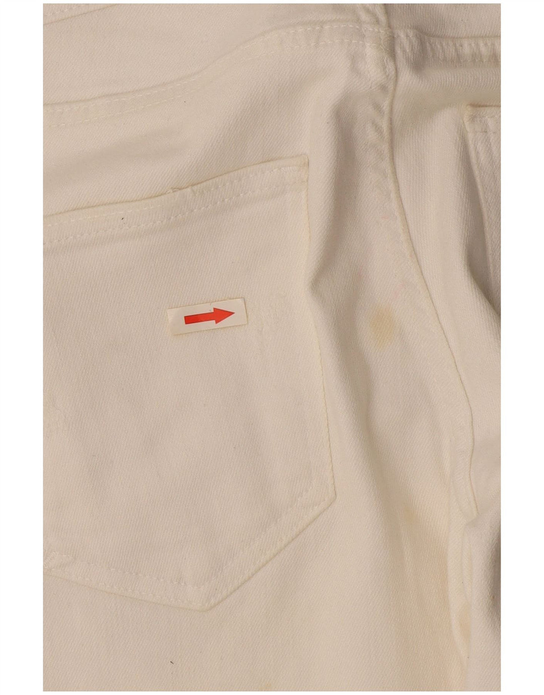 Zara Herre Distressed Slim Jeans EU 40 Medium W31 L27 Off White