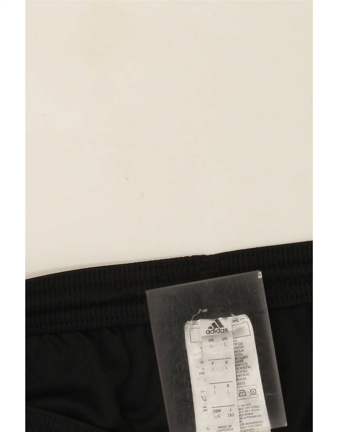 Adidas Aeroready Sportsshorts til mænd store sorte polyester
