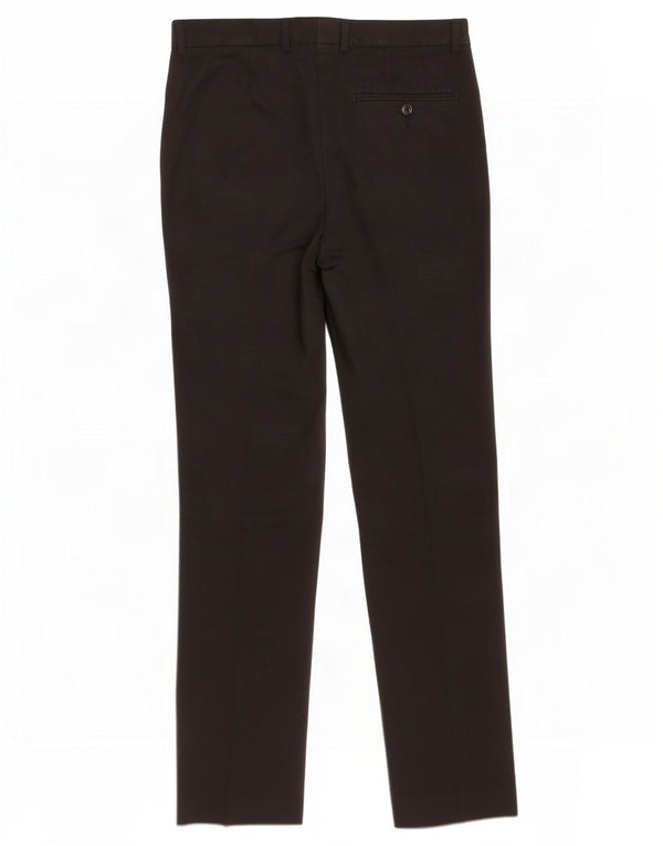 Marks & Spencer Herre Slim Fit Suit Bukser W32 L33 Sort Polyester