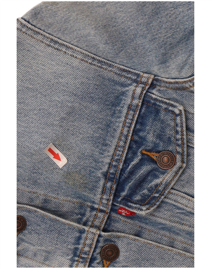 LEVI'S Dame denimjakke UK 10 Lille Blå Bomuld