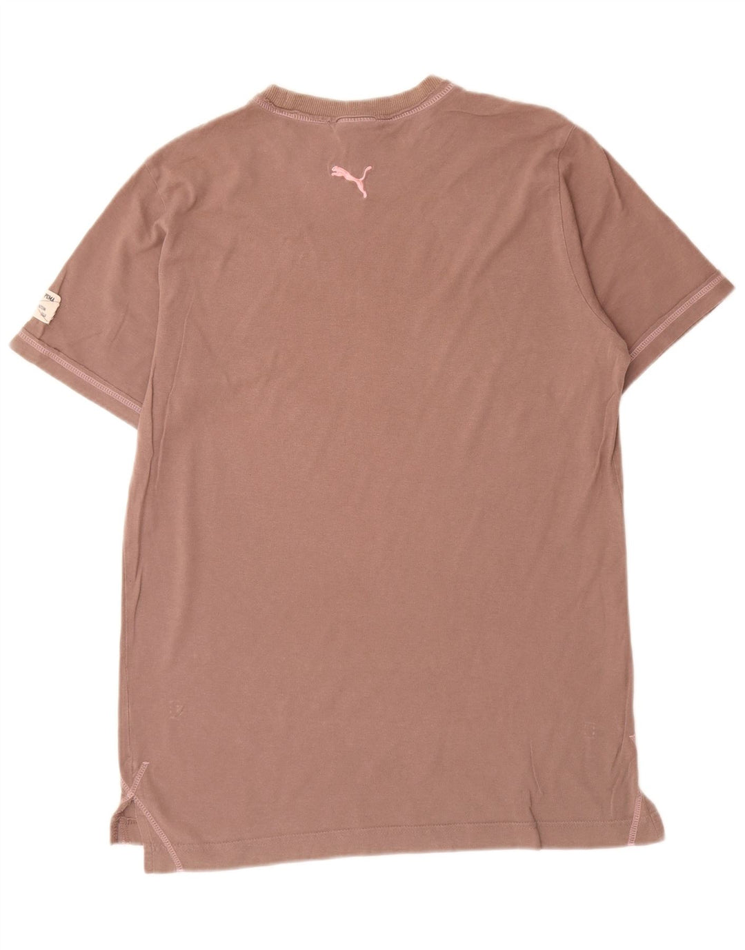 Puma Grafisk T-Shirt Top UK 14 Medium Brun