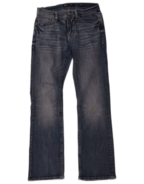 BKE Dame Aiden Bootcut Jeans W28 L30 Marineblå Bomuld