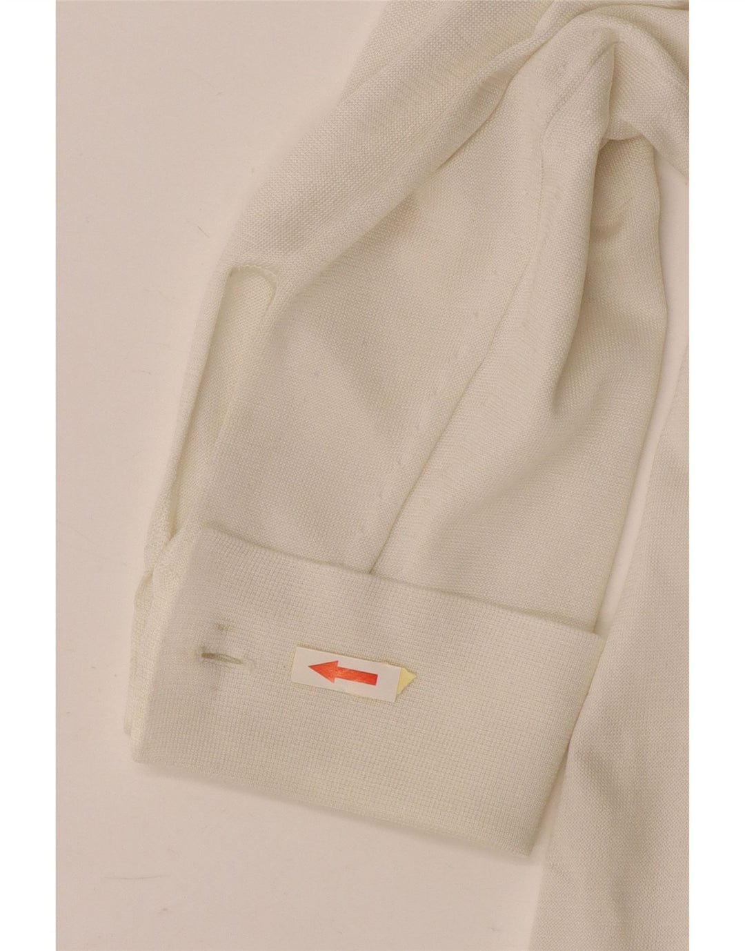 Vintage Dame Oversized Langærmet Bluse Top UK 16 Large White