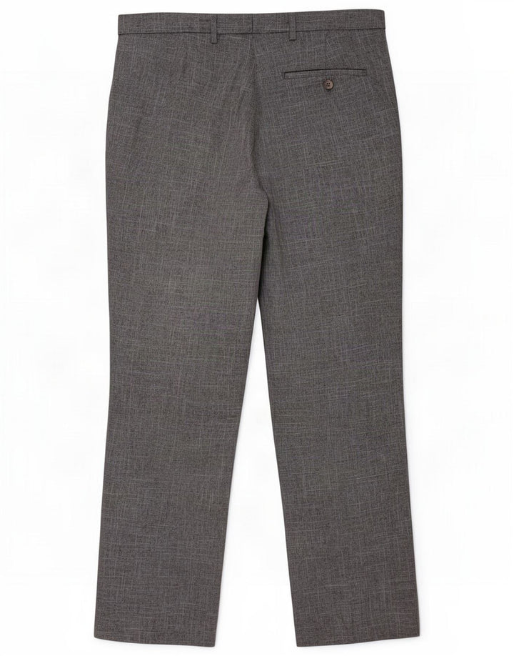 Marks & Spencer Herre Regular Fit Suit Bukser W36 L31 Grå Polyester