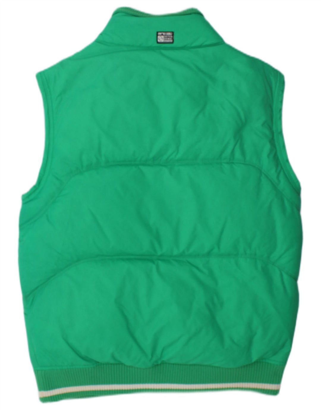 Animal Mens Polstret Gilet UK 38 Medium Green Nylon