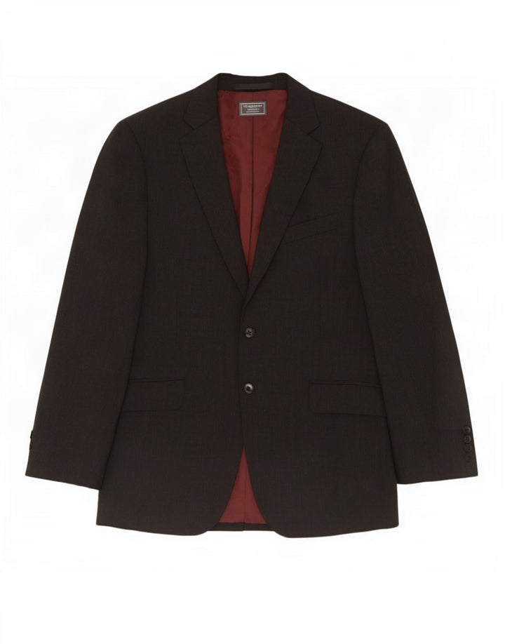 Marks & Spencer Herre 2-knaps blazerjakke UK 40 Medium Grey Uld