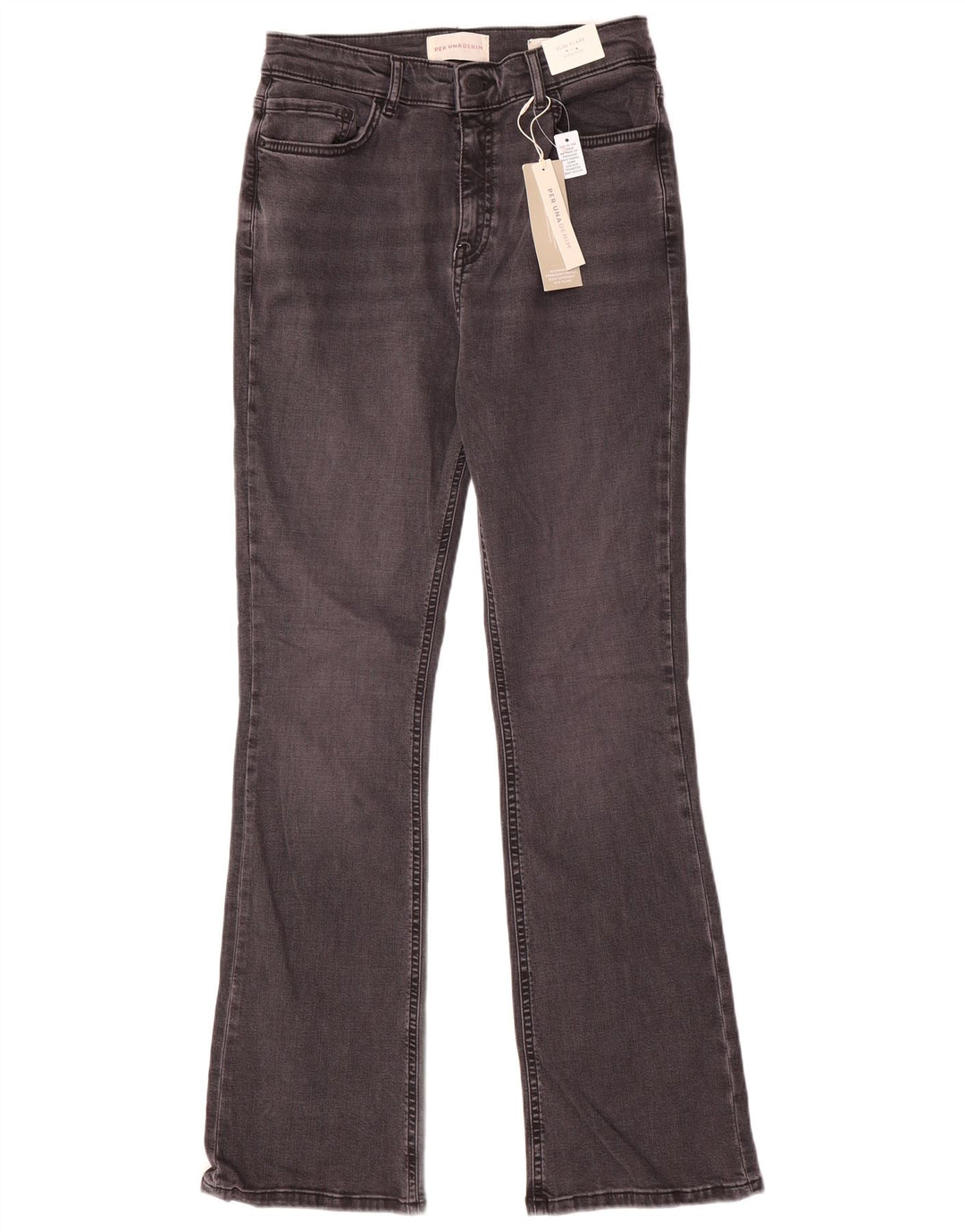 Marks & Spencer Kvinder Højtaljede Flared Jeans UK 12 Medium W28 L30 Grå