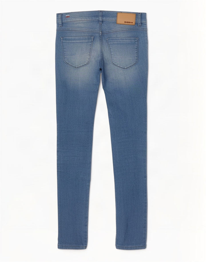 Diesel Dame Skinny Jeans W28 L31 Blå Bomuld