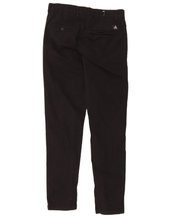 Zara Herre Slim Chino Bukser EU 38 Small W30 L30 Sort Bomuld