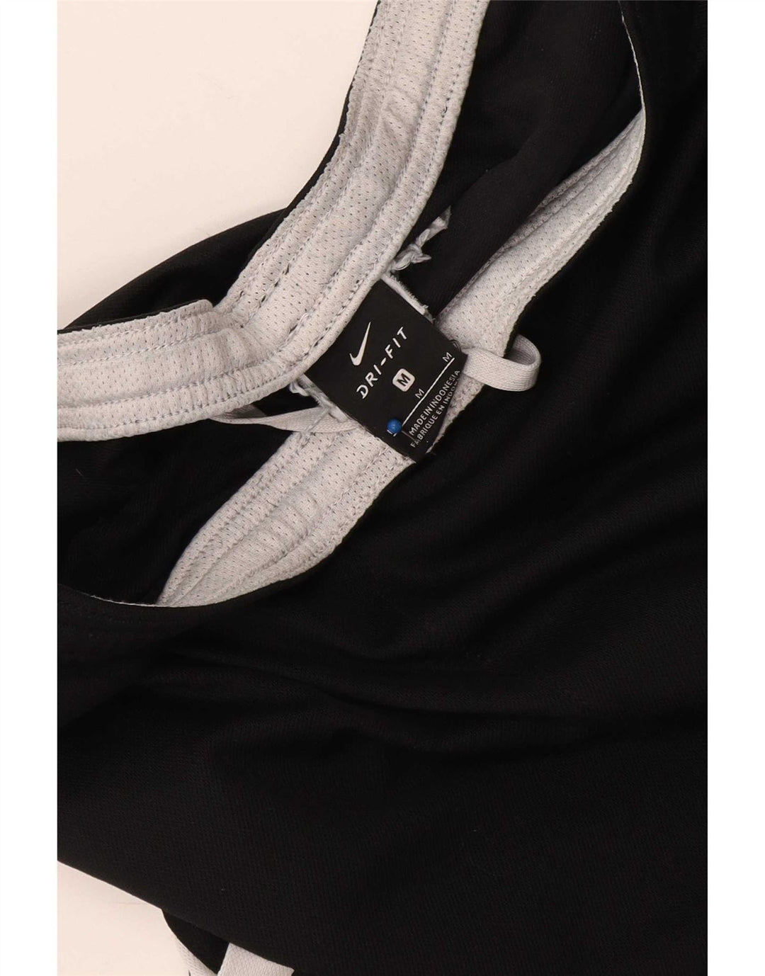 Nike Dame Dri Fit træningsdragt Bukser UK 14 Medium Sort Colourblock
