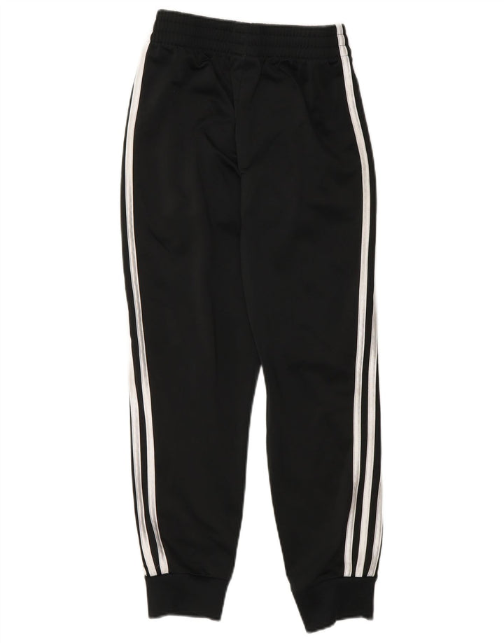 Adidas Drenge Træningsdragt Bukser Joggers 7-8 År Lille Sort Polyester