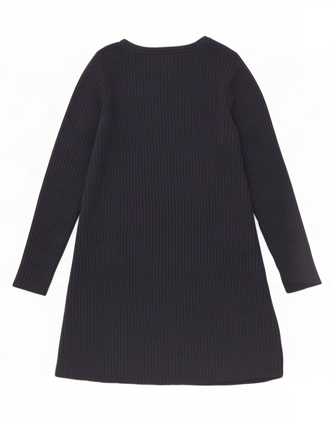 Marks & Spencer langærmet basiskjole til kvinder UK 16 Large Navy Blue