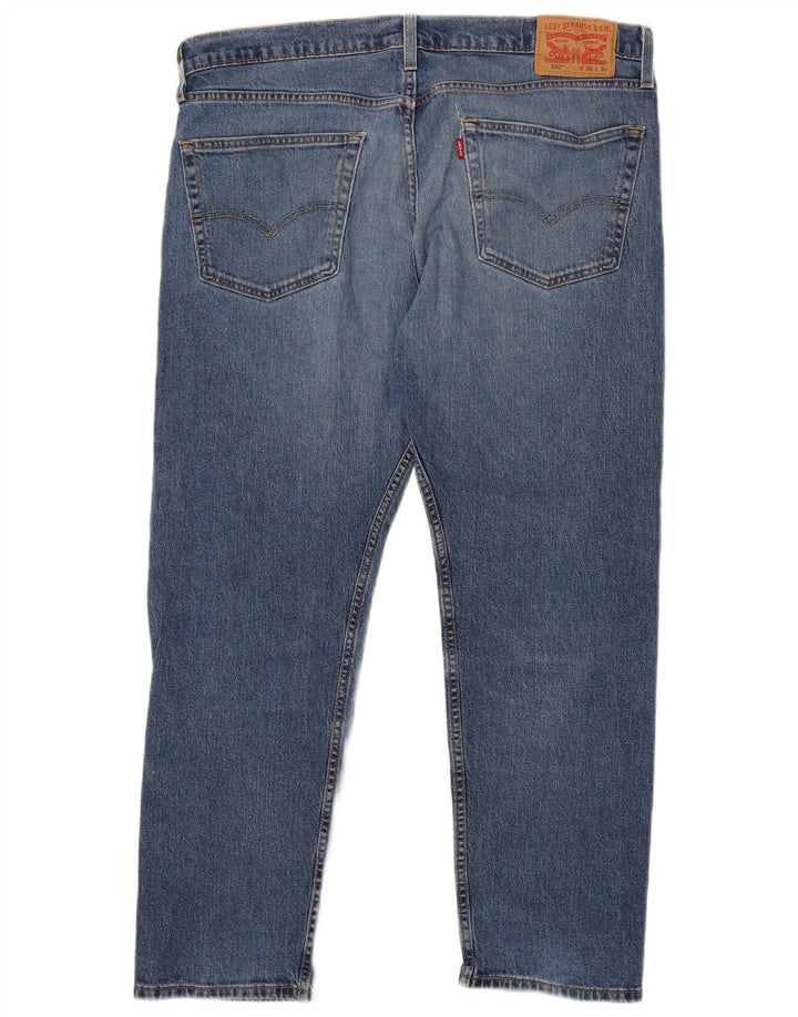 Levi's Herre 502 tilspidsede jeans W36 L30 blå bomuld