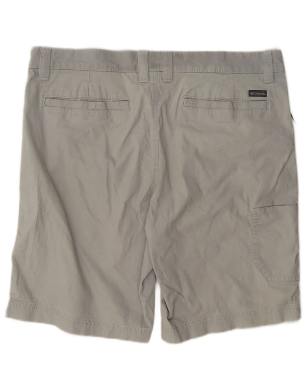Columbia Herre Regular Fit Cargo Shorts W36 Large Blue Cotton