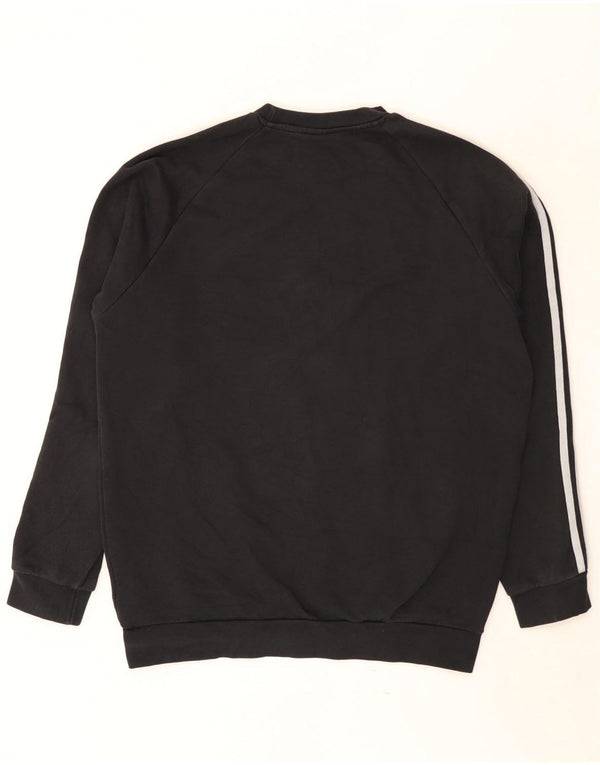 Adidas Sweatshirt Jumper Medium Sort bomuld til mænd