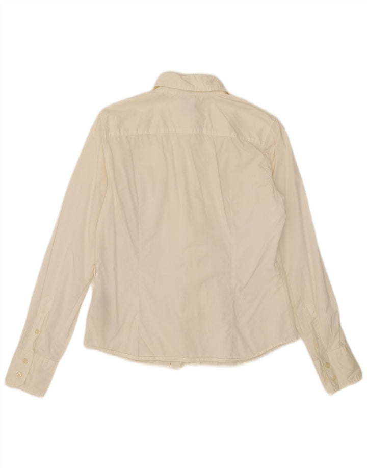 Marina Yachting Dameskjorte UK 14 Medium Off White Bomuld