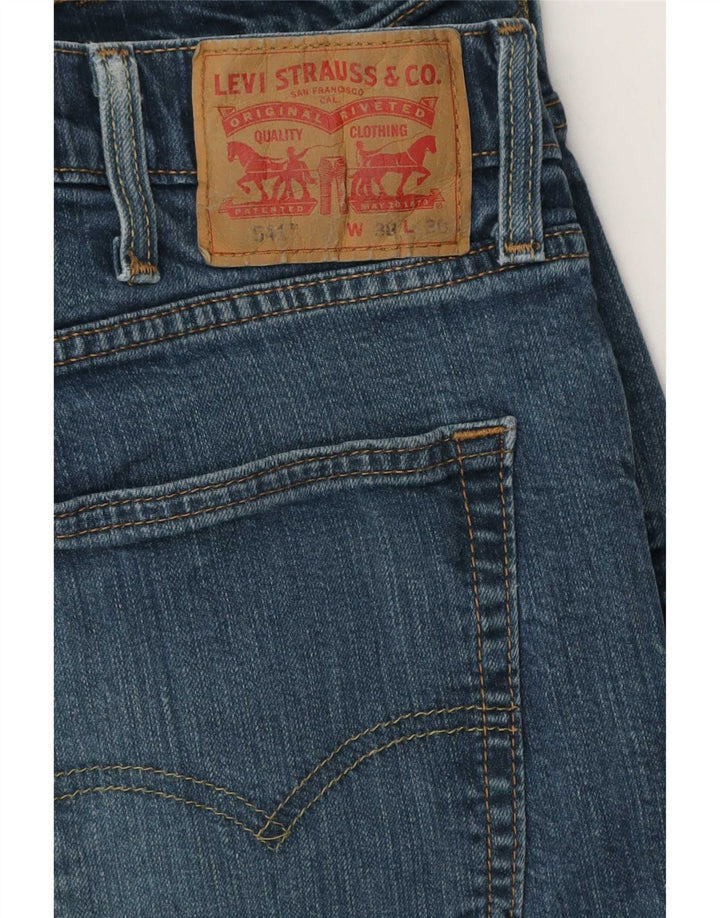 Levi's Herre 541 tilspidsede jeans W38 L30 blå bomuld