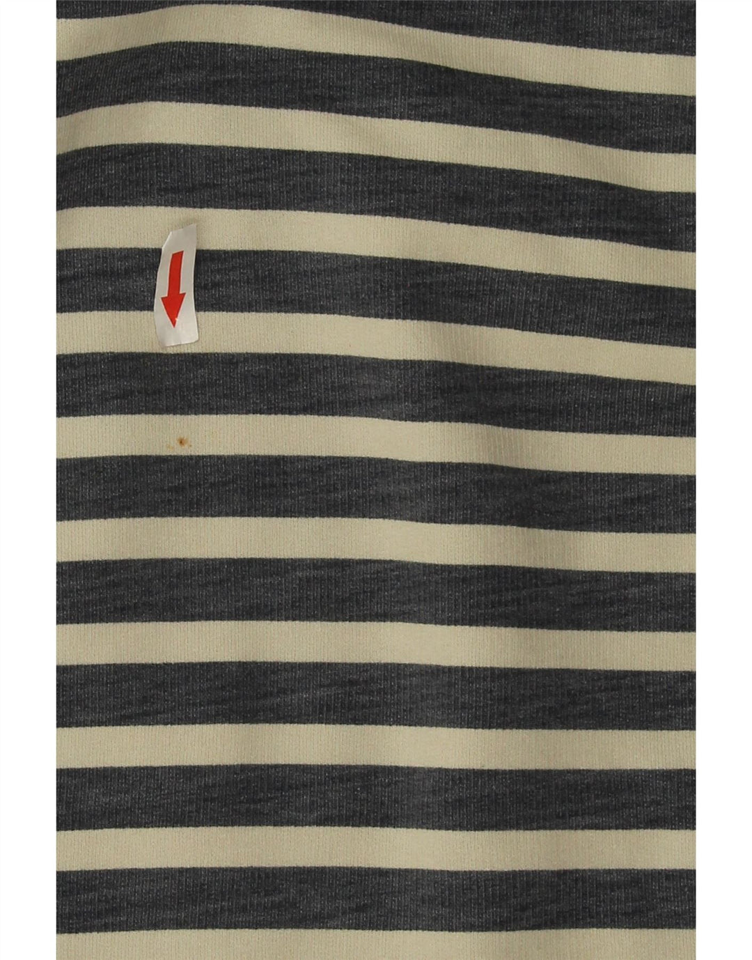 Fat Face Herre Polo Neck Sweatshirt Jumper lille blå stribet bomuld