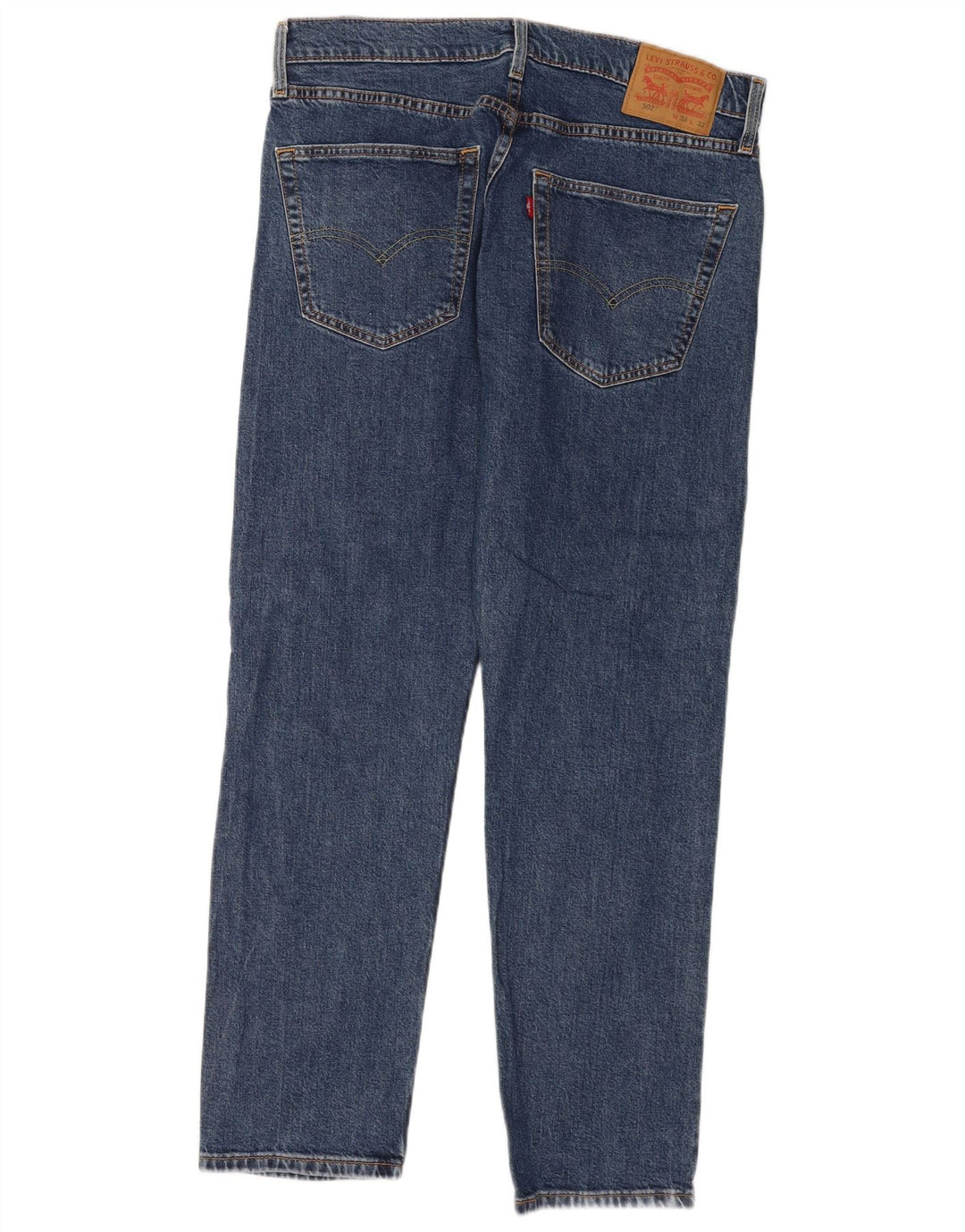 Levi's Herre 502 tilspidsede jeans W33 L29 blå bomuld