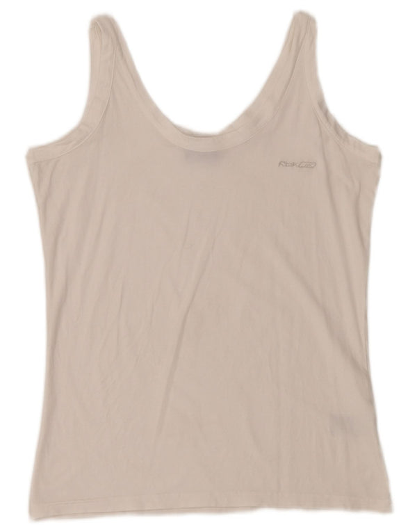 Reebok Damevest Top UK 18 XL Hvid Bomuld