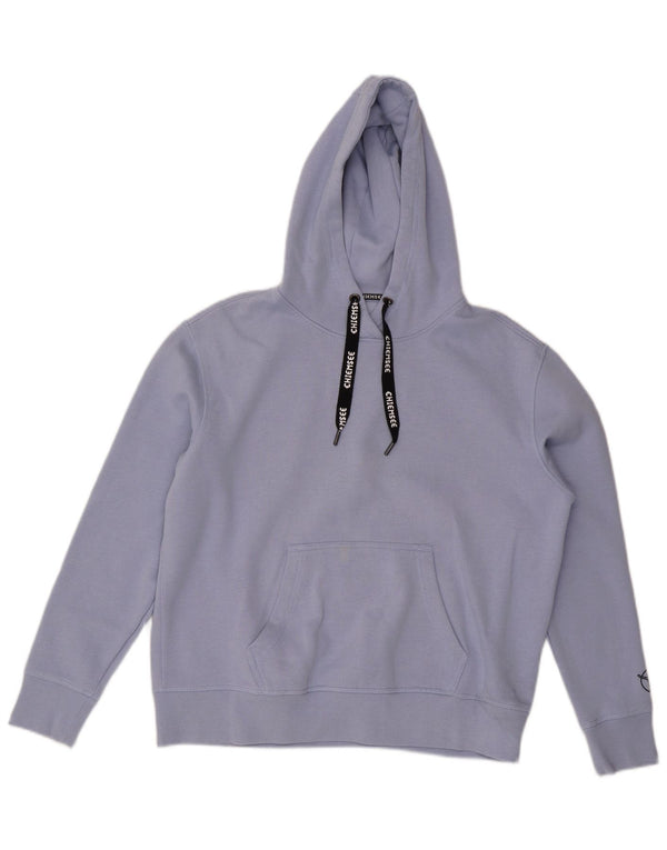 CHIEMSEE Dame Oversized hættetrøje Jumper UK 16 Large Blue Cotton