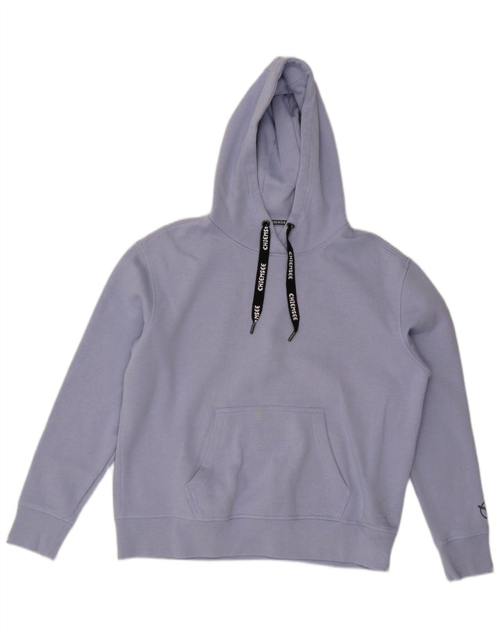 CHIEMSEE Dame Oversized hættetrøje Jumper UK 16 Large Blue Cotton