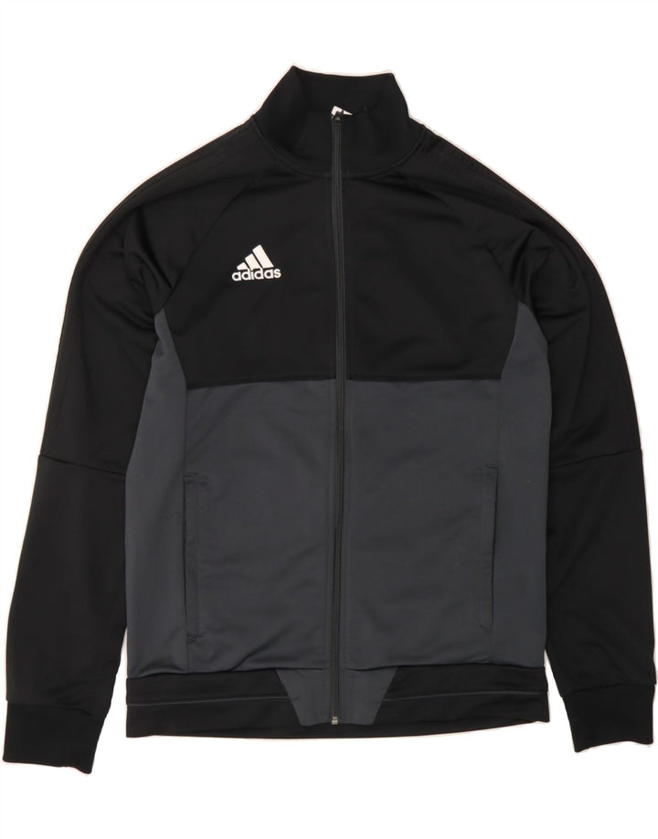 ADIDAS Træningsdragt til mænd Topjakke Medium Sort Colourblock Polyester