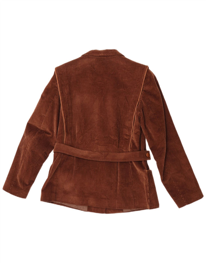 Carol Womens Corduroy 2-knaps blazerjakke IT 42 Mellembrun bomuld