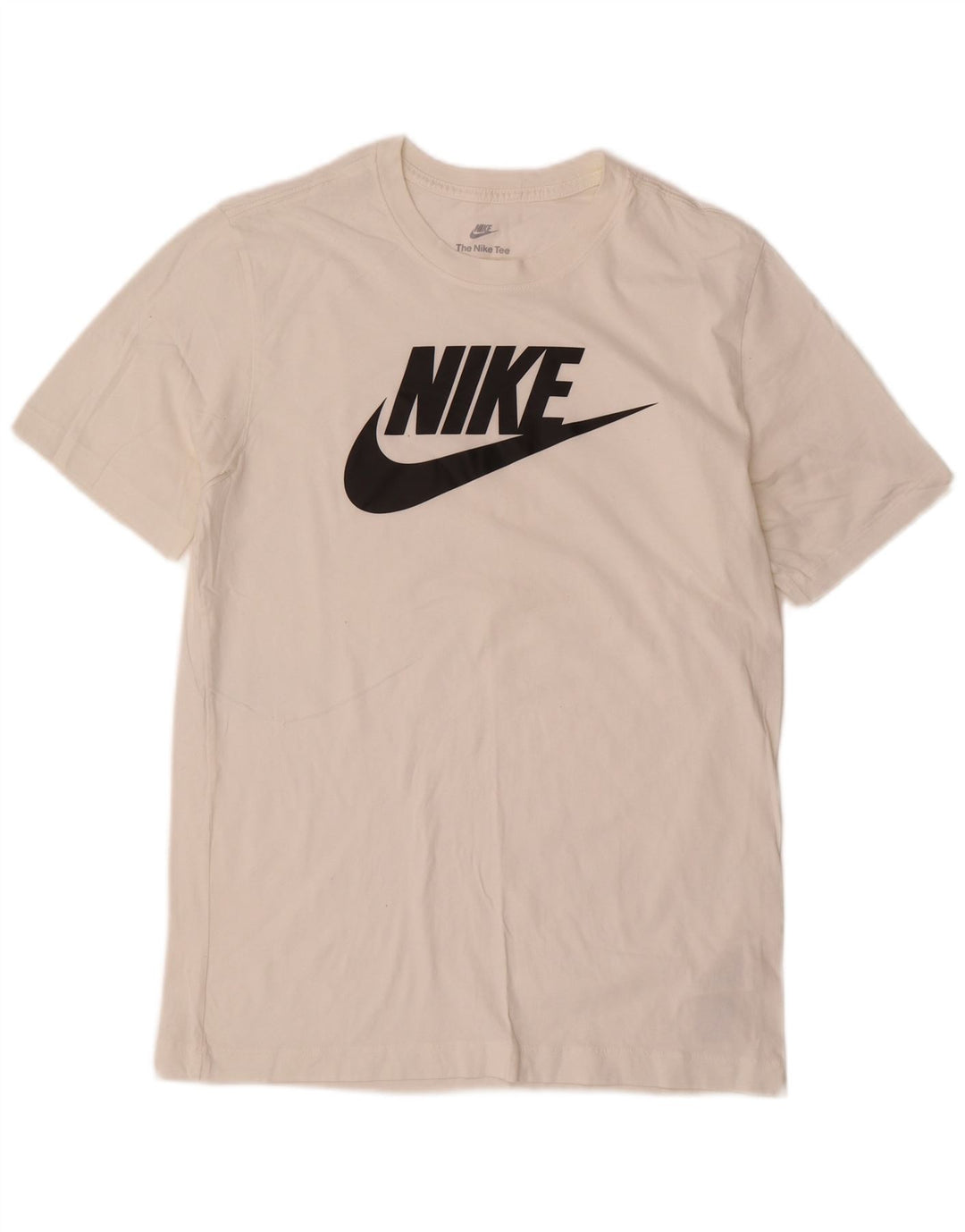 Nike grafisk t-shirt til mænd, medium hvid bomuld