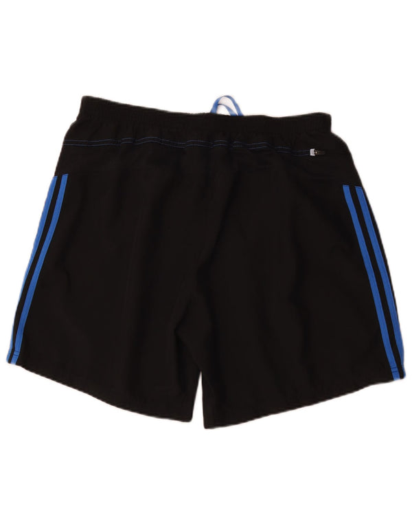 Adidas Herre Climalite Sportshorts Large Black Colourblock Polyester