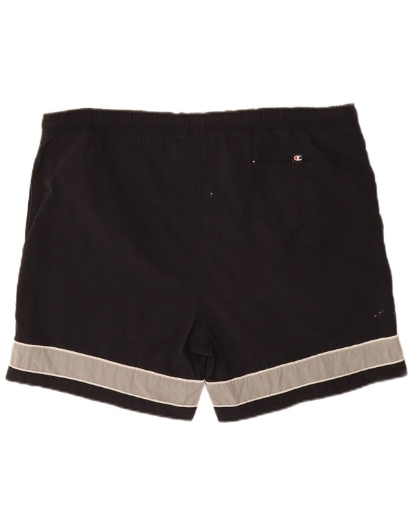 CHAMPION Badeshorts til mænd XL Sort Colourblock