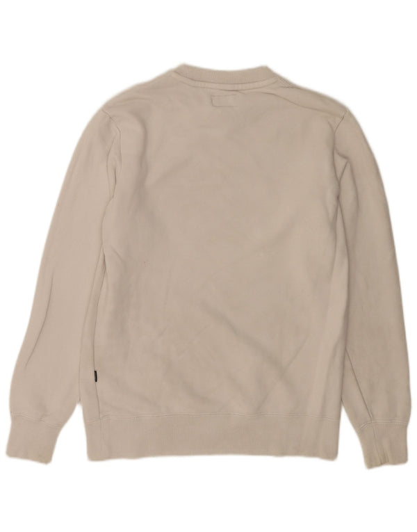 Converse Herre Chuck Taylor Grafisk Sweatshirt Jumper Medium Beige Bomuld