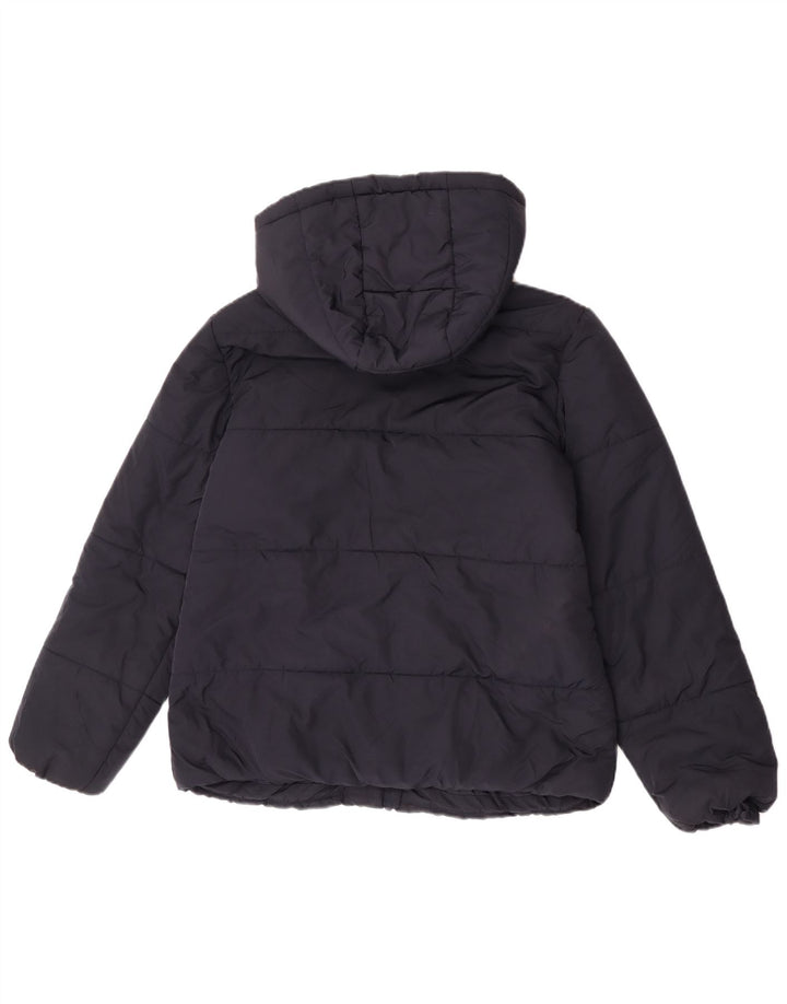 Marks & Spencer, polstret hættejakke til kvinder, UK 12 Medium Navy Blue