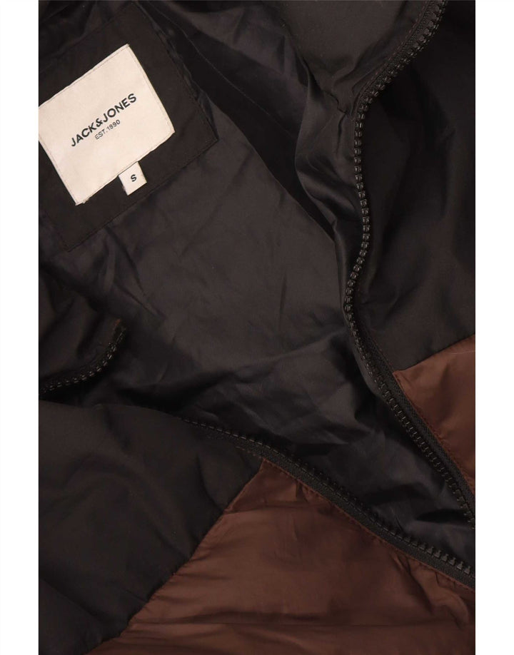Jack & Jones Polstret herrejakke UK 36 Lille brun farveblok