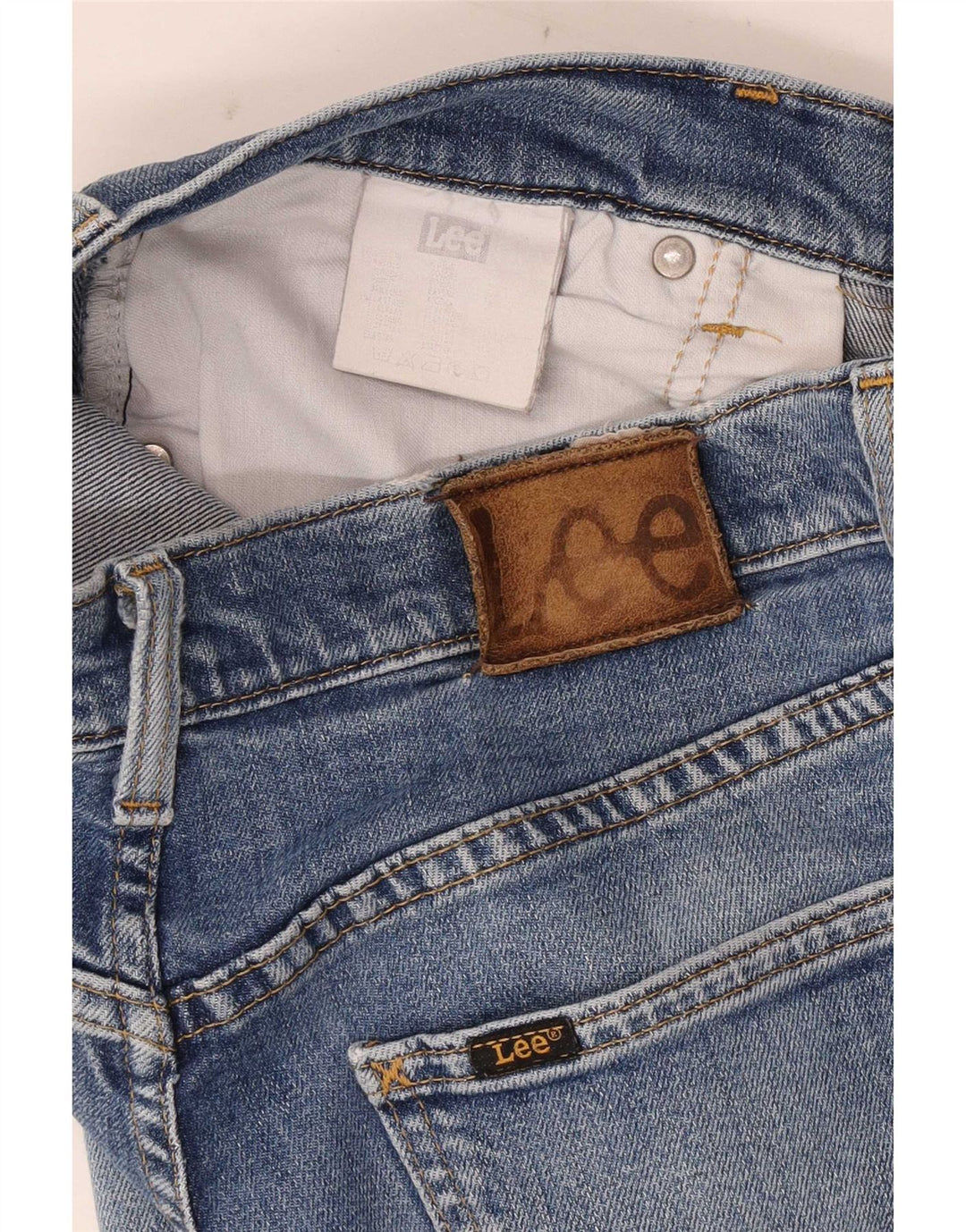 Lee Straight Jeans til mænd W30 L28 blå bomuld