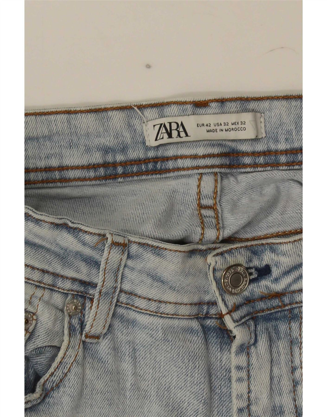 Zara Herre Slim Jeans EU 42 Large W32 L29 Blå