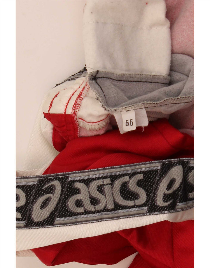 Asics Herre grafisk træningsdragt Bukser IT 56 XL Rød Colourblock Polyamid