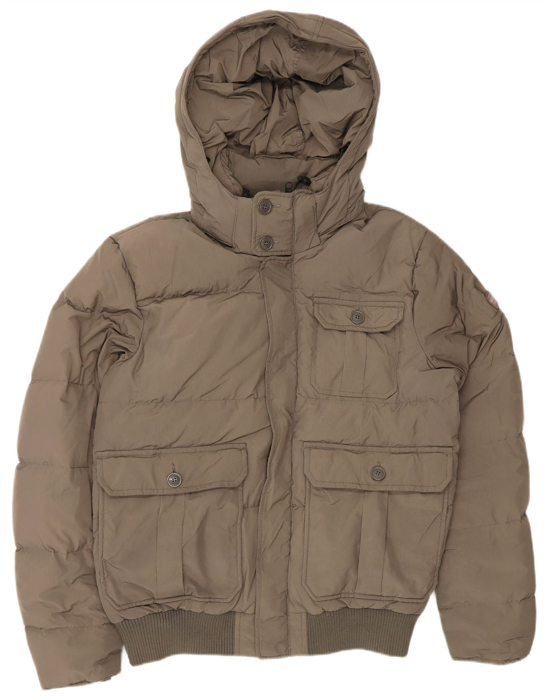 Woolrich Herre hættepolstret jakke UK 36 Small Khaki