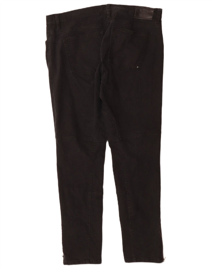 RALPH LAUREN Dame Slim Jeans US 14 XL W36 L29 Sort Bomuld