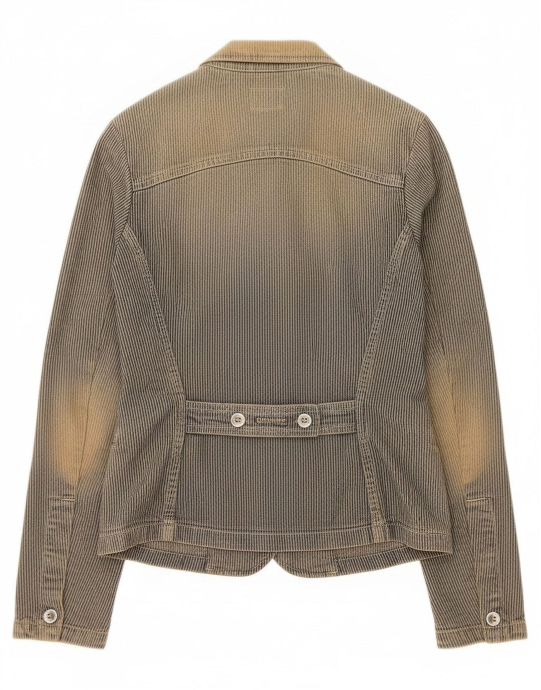 Calvin Klein Jeans Dame 3 Button Blazer Jacket UK 10 Small Blue