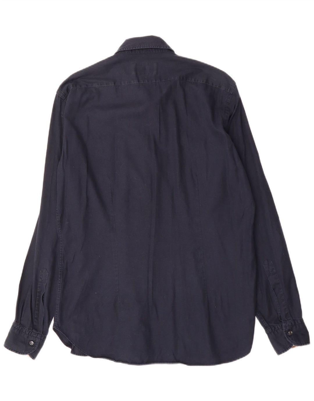 AQUASCUTUM Herreskjorte Str. 16 1/2 42 Stor Marineblå Bomuld