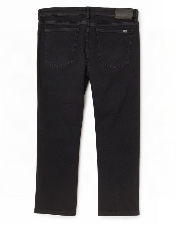 Calvin Klein Straight Jeans til mænd W36 L27 sort bomuld